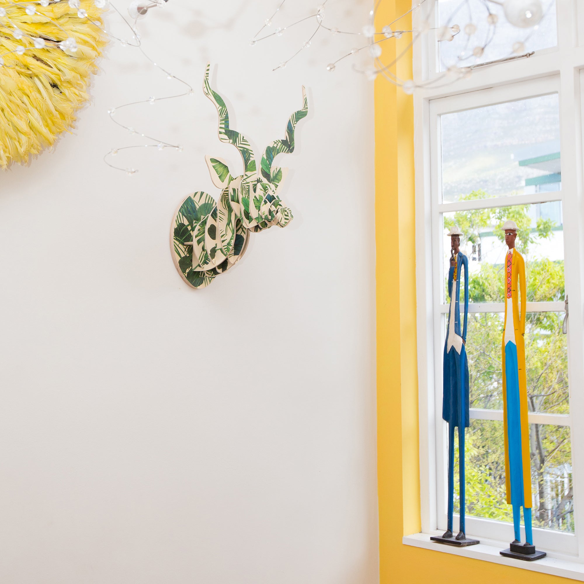 Head On Design, Kudu head, Luscious Leaf