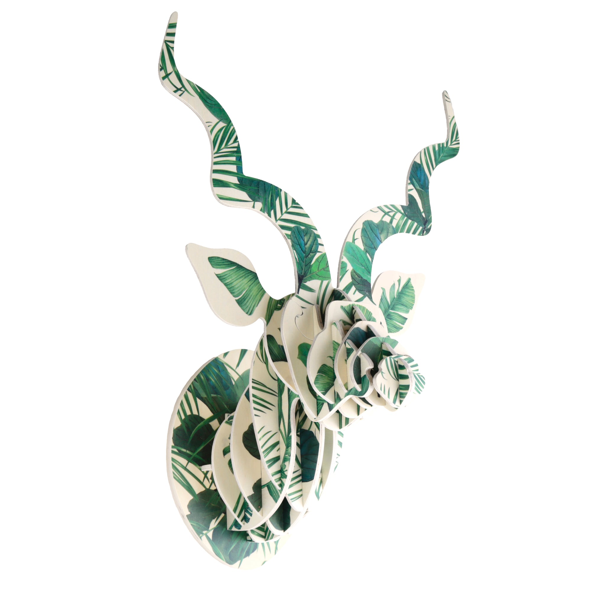 Head On Design, Kudu head, Luscious Leaf