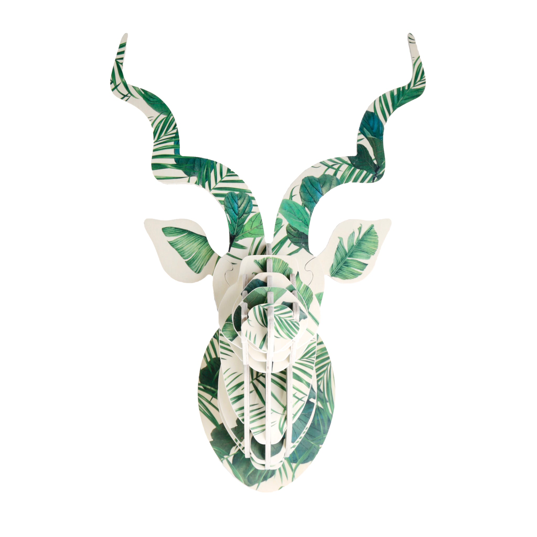 Head On Design, Kudu head, Luscious Leaf