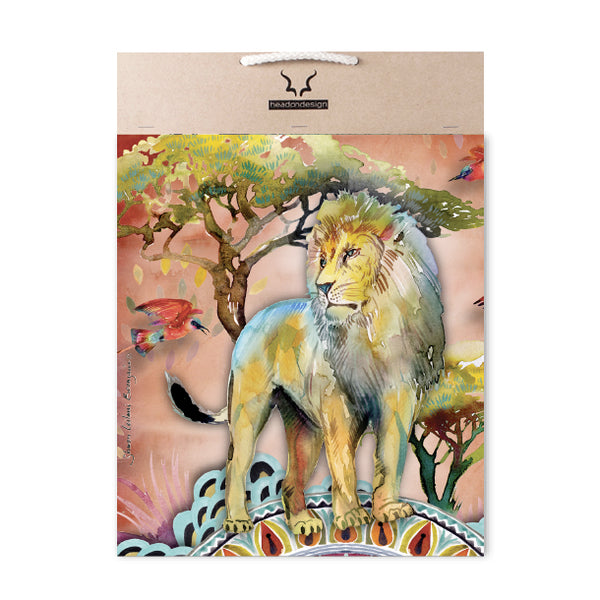 Lion Sculpture - Artist Sharon B Print