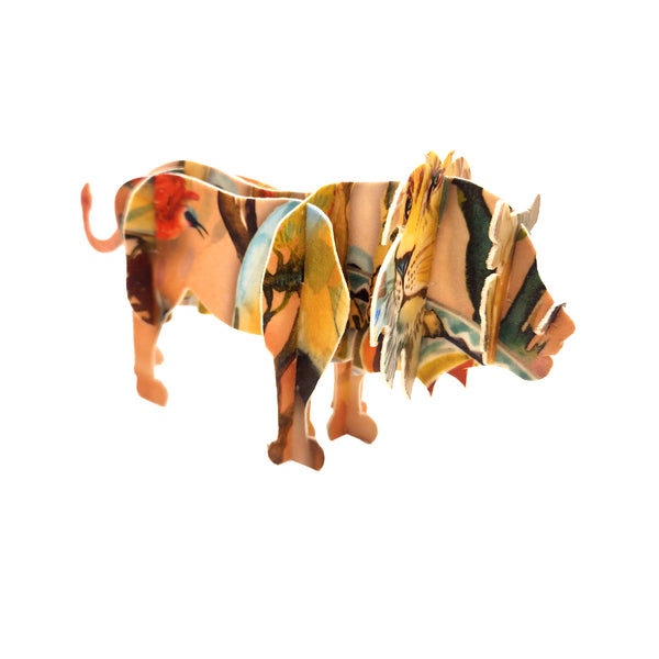 Lion Sculpture - Artist Sharon B Print