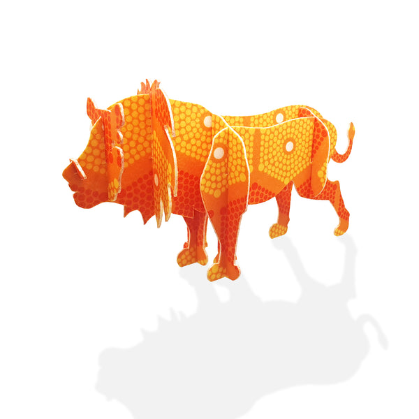 Lion Sculpture - with Kids Print