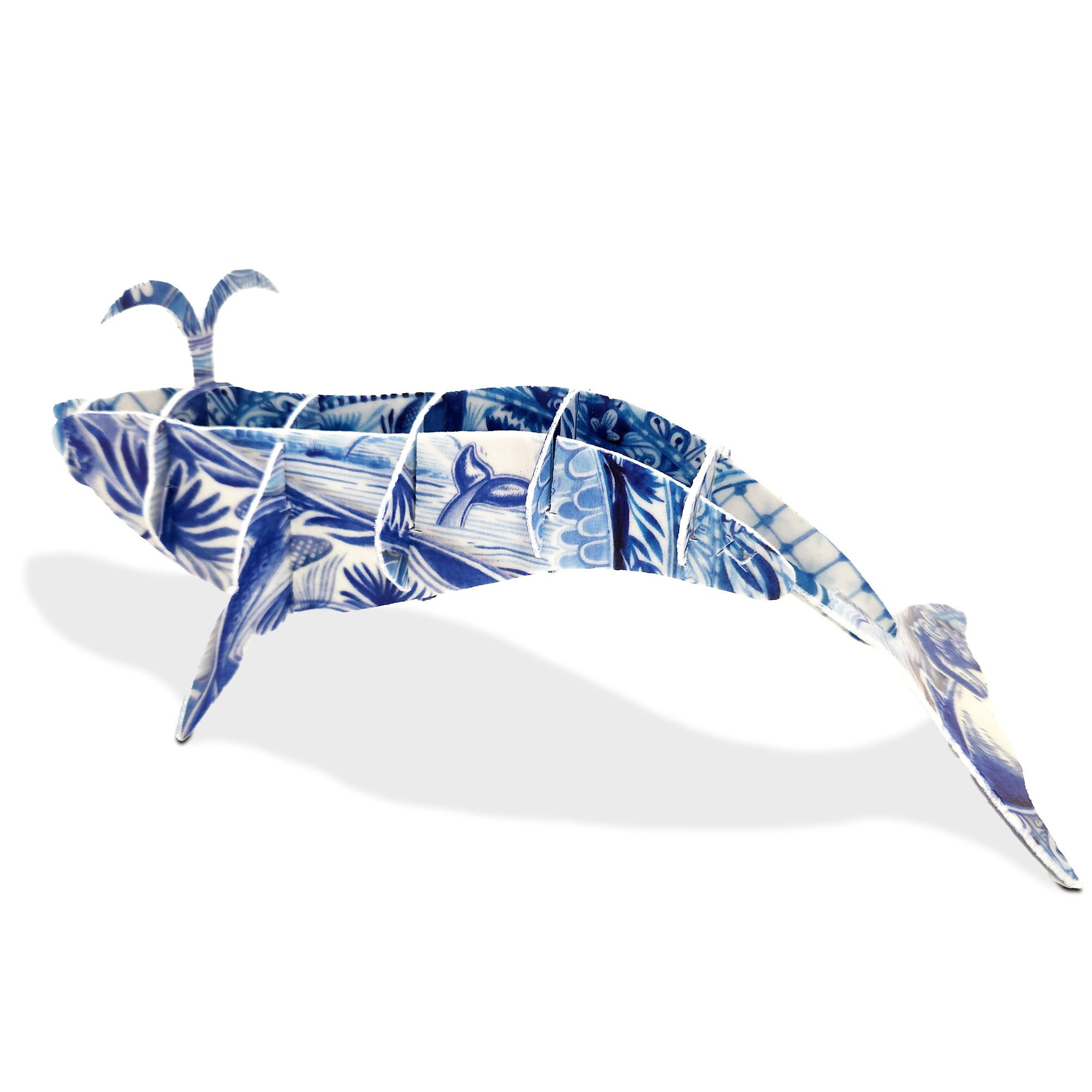 Whale Sculpture - with Delft Art Print
