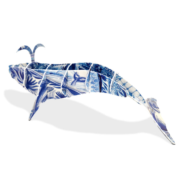 Whale Sculpture - with Delft Art Print