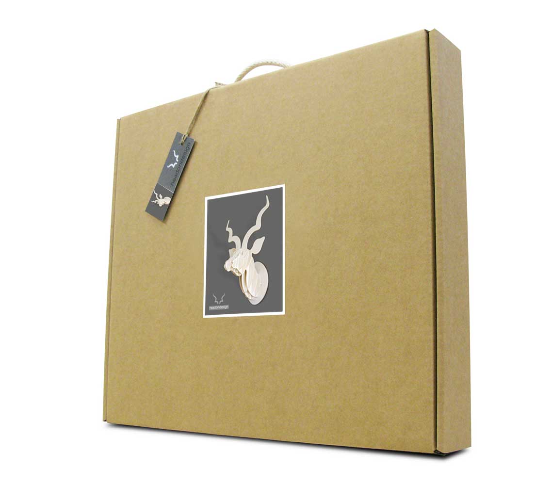 Head On Design Birch Ply kudu head