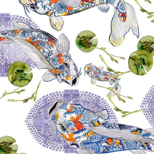 cKUDU with Artist Print - Koi Fish, Head On Design, Sharon Boonzaier