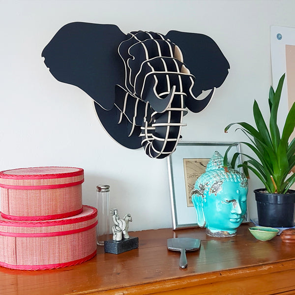 Black Elephant DIY Head from Head On Design