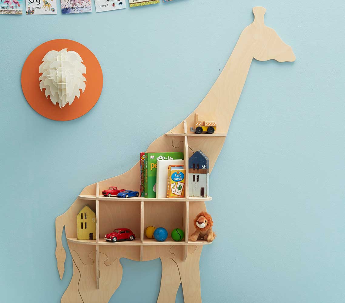Giraffe bookshelf cheap